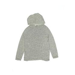 R+R Pullover Hoodie: Gray Tops - Kids Girl's Size 8