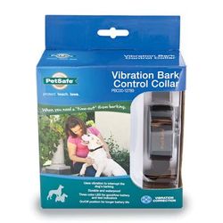 Vibration Bark Control 10 Combinations of Vibration Correction Dog Collar, One Size Fits All, Black