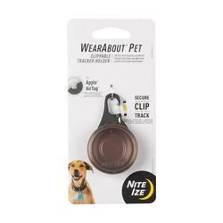 WearAbout Pet Clippable Holder Smoke Dog Tracker, One Size Fits All, Gray