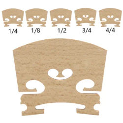 Violin Bridges Fiddle Maple Wood for 4/4-3/4-1/2-1/4-1/8 Size Musical Instrument Accessories Violin Strings Bridge Part Tools
