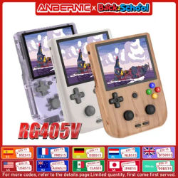 ANBERNIC RG405V Handheld Game Console 4’’ IPS Touch Screen Android 12 Unisoc Tiger T618 64-bit Game Player 5500mAh OTA Update