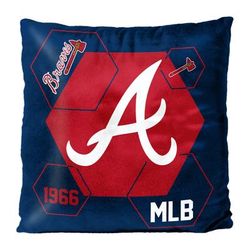Braves Velvet Reverse Pillow by MLB in Multi