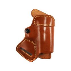 Gould & Goodrich Small of Back Concealment OWB Belt Holster Glock 17/22/31 Right Hand Chestnut Brown 806-G17