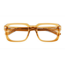 Male s square Crystal Light Brown Acetate,Eco Friendly Prescription eyeglasses - Eyebuydirect s Wilder
