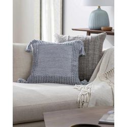 Souma 20"H x 20"W Modern Pale Blue Outdoor Throw Pillow - Boutique Rugs