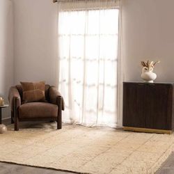 Ondre 18" Square Modern Cotton Camel/Tan/Brick Red/Beige/Dark Brown Throw Pillow - Boutique Rugs