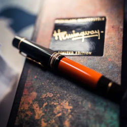 Luxury Mb Monte Hemingway Signature Writing Pen accessori per ufficio blance ink roller Pen School
