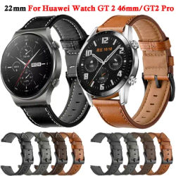 Per Huawei GT2 Pro cinturino in pelle per Huawei Watch GT 4 2 3 Pro 46mm/SE/Honor Magic 2 46mm