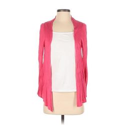 Express Design Studio Cardigan Sweater: Pink - Women's Size Small