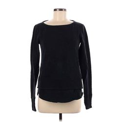 Nancy Rose Performance Sweatshirt: Black Tops - Women's Size 4