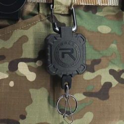 VULPO Multi-purpose Steel Wire Rope Keychain Gun Rope High Rebound Telescopic Keychain Hunting Pistol Special Safety Rope
