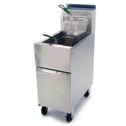 Dean SR152G LP Commercial Gas Fryer - 50 lb Vat, Floor Model, Liquid Propane, 50 lb Capacity, 4 Tube Burners, Stainless Steel, Gas Type: LP