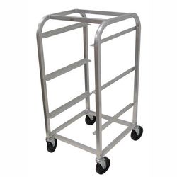 Advance Tabco BC3 3 Tier Bus Box Cart - 3 Tub Capacity, Curved Top, 20 3/8 x 19 x 40 7/8", Aluminum, Silver