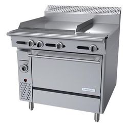 Garland C36-3-1C NG 36" Commercial Gas Range w/ Hot Top/Griddle & Convection Oven, Natural Gas, Stainless Steel, Gas Type: NG