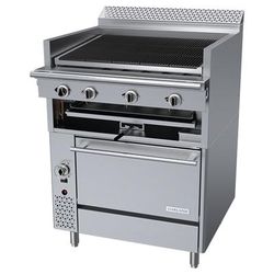 Garland C36-ABC NG 36" Commercial Gas Range w/ Charbroiler & Convection Oven, Natural Gas, Stainless Steel, Gas Type: NG
