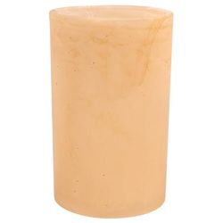 Hollowick 44017SCA Wysp Lamp w/ Cylinder Style, 4 19/30" x 2 7/8", Glass, Amber Satin Crystal, Beige