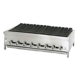 Jade Range JB-48 48" Gas Charbroiler w/ Cast Iron Grates, Natural Gas, Stainless Steel, Gas Type: NG