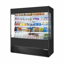 True TOAM-72GS-HC~NSL01 BLK 72" Vertical Open Air Cooler w/ 5 Levels, Black, 208-230v | True Refrigeration