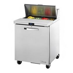 True TSSU-27-08-HC~SPEC3 27" Sandwich/Salad Prep Table w/ Refrigerated Base, 115v, Stainless Steel | True Refrigeration