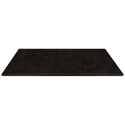 Art Marble G20630X60 30" x 60" Rectangular Granite Table Top - Indoor/Outdoor, Black Galaxy