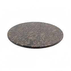 Art Marble G21530RD 30" Round Granite Table Top, Tan Brown, 1.25 in