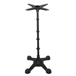 Flat Tech CT4201 40 3/4" Bar Height Table Base for 24" Square & 26" Round Table Tops, Cast Iron, Black