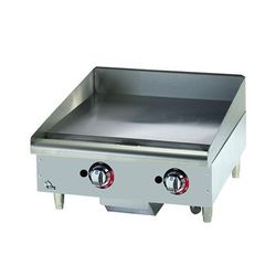 Star 624TSPF Star-Max 24" Gas Commercial Griddle w/ Thermostatic Controls - 1" Steel Plate, Convertible, Stainless Steel, Gas Type: Convertible