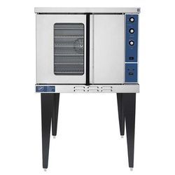 Duke 613-E3V 208/3 Single Full Size Electric Commercial Convection Oven - 10.0 kW, 208v/3ph, 6 Racks, Stainless Steel