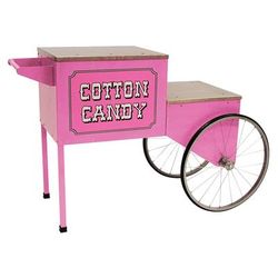 Winco 30090 Cart for Zephyr Cotton Candy Machine - 60"L x 24"D x 32"H, Pink