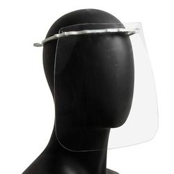 San Jamar GG10001 Germ Guard Visor Face Shield w/ Poly Headband - 9" x 9", Plastic, Clear, Clear PETG Shield, One Size Fits Most