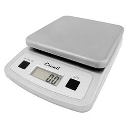 San Jamar SCDG13LP Supernova Escali 13 lb Digital Scale w/ Removable Platform - 5 3/4" x 8 1/4", Stainless, Stainless Steel