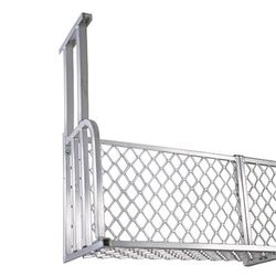 New Age 1374CL 96" Boat Rack Ceiling Mounted Shelving W/ Mounting Hardware, L Type, 96" x 15"