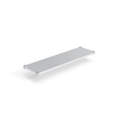 New Age 1554SB Aluminum Solid Shelf - 54"W x 15"D, Silver