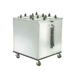 Lakeside 6410 32" Heated Mobile Dish Dispenser w/ (4) Columns - Stainless, 208v/1ph, Silver