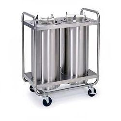 Lakeside 792 31" Mobile Dish Dispenser w/ 4 Columns, Stainless, Silver