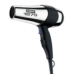 Conair Hospitality 070RACHNW Full-Size Hair Dryer w/ Cool Shot Button - 2 Heat/Speed Settings, Chrome, 1875 W