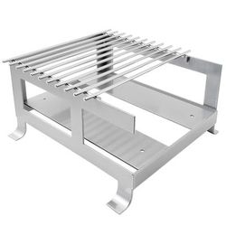 Cal-Mil 1576-74 Soho Butane Stove Frame Only - Silver