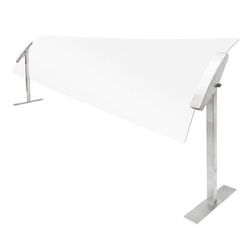 Cal-Mil 2026-6-55 Sneeze Guard - Single, 73 1/4x16x20 3/4", Stainless Steel