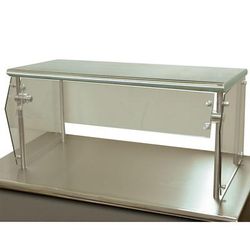 Advance Tabco NSG-12-120 Self Service Food Shield - 1 Tier, 12x120x18", Stainless Steel Top Shelf, Self-Service