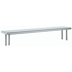 Advance Tabco OTS-12-60 60" Old Style Table Mount Shelf - 1 Deck, 12"L, 18 ga 430 Stainless Steel
