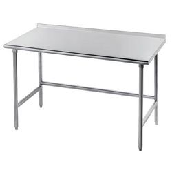 Advance Tabco TFMG-302 24" 16 ga Work Table w/ 304 Series Stainless Steel Top, 1 1/2" Backsplash