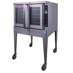 Blodgett MARKV-100SGL 208/1 Single Full Size Electric Commercial Convection Oven - 25" Legs, 11kW, 208v/1ph, (5) 18" x 26" Pan Capacity, Stainless Steel