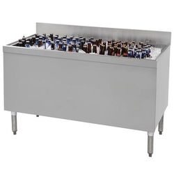 Advance Tabco 48" Ice Well Bottle Cooler - Holds 288 12oz Bottles, Silver, 115v, CRBB-48