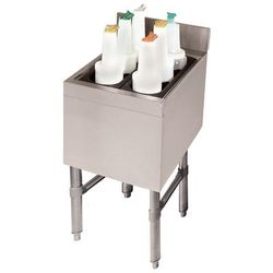 Advance Tabco CRI-12-12 12" Underbar Basics Cocktail Station w/ 35 lb Ice Bin, Stainless Steel, 12" x 21", 35-lb. Capacity