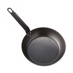 American Metalcraft BSFP11 11" Stainless Steel Frying Pan w/ Solid Metal Handle, Black