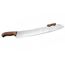 American Metalcraft PWK19 18" Pizza Knife w/ Wood Handles, Stainless Steel