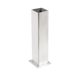 American Metalcraft Square Bud Vase - Satin Finish, Stainless Steel, Silver, SSBV1
