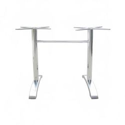 emu AB1363 (24) Rectangular Zak Indoor/Outdoor Table Base - 28" x 26", Cast Aluminum, Antique Black, Dining Height