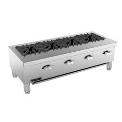 Vulcan VCRR36 36" Gas Hotplate w/ 4 Burners & Infinite Controls, Natural Gas, Stainless Steel, Gas Type: NG