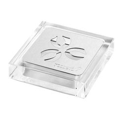 Rosseto LD158 4 1/4" Square Drip Tray for Iris Beverage Dispensers, Stainless Steel
